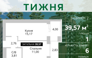 Пропозиція «КВАРТИРА ТИЖНЯ»!